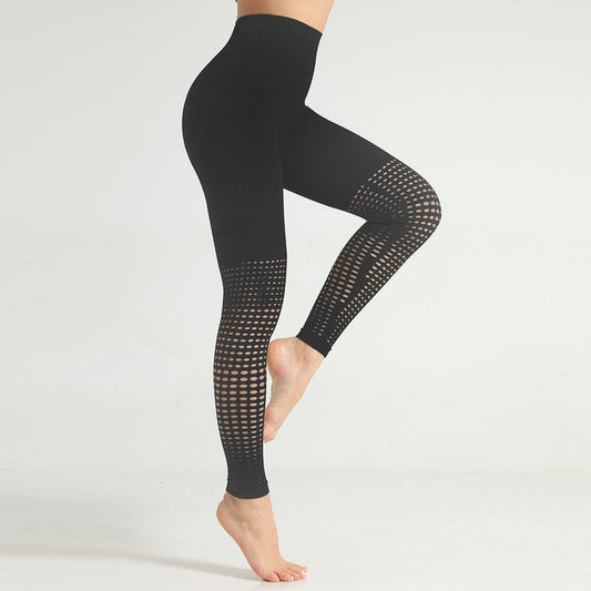 High Waist Leggings Women Hollow Out Push Up  Workout Leggins Mujer Exercise Fitness Female Pants Fitness Jeggings-0